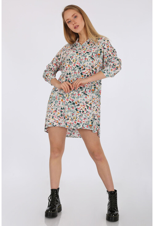 5797 Batik Desen Oversize Tunik