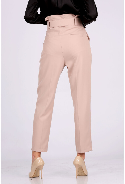 6464 Beli Kemerli Pantolon