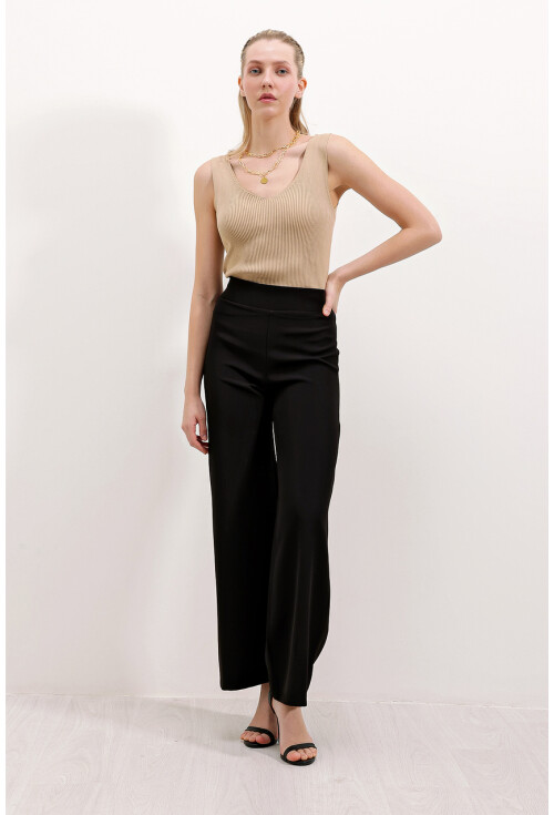 6633 High-Waist Wide Leg Pants