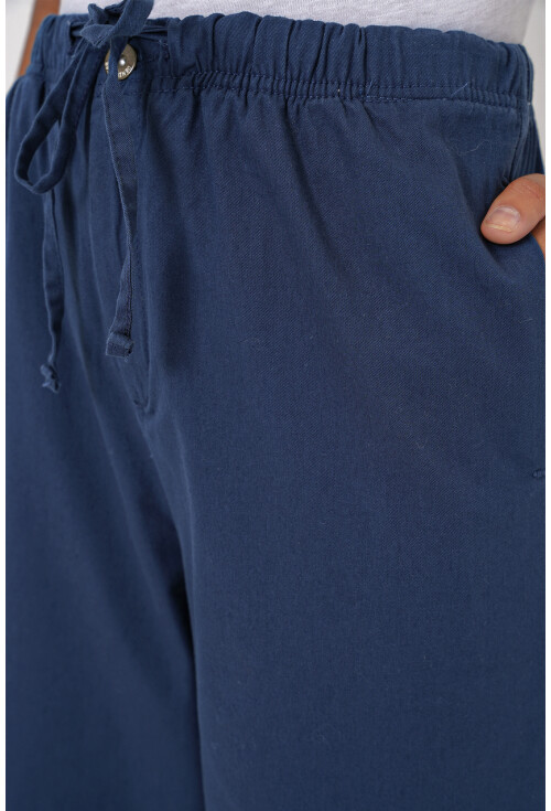 6690 Kadın Bol Paça Yüksek Bel Pantolon