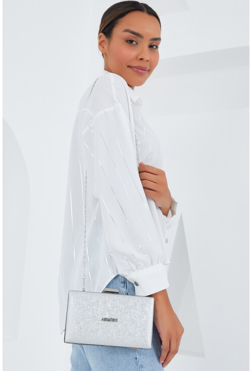 Armine Womens Shiny Evening Clutch Bag 010155