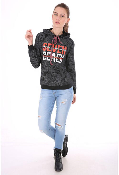 15580 Seven Baskılı Sweatshırts