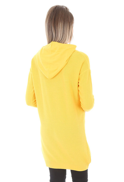 15604 Kapşonlu Triko Tunik