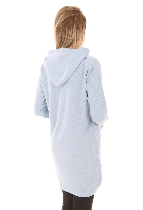 15604 Kapşonlu Triko Tunik