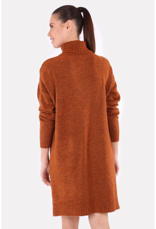 15679 Dökümlü Balıkçı Yaka Triko Tunik