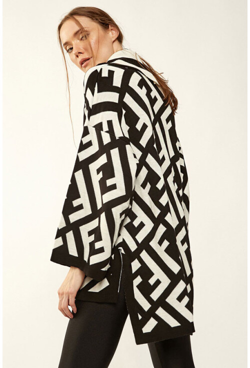 15719 Balıkçı Yaka Triko Kazak