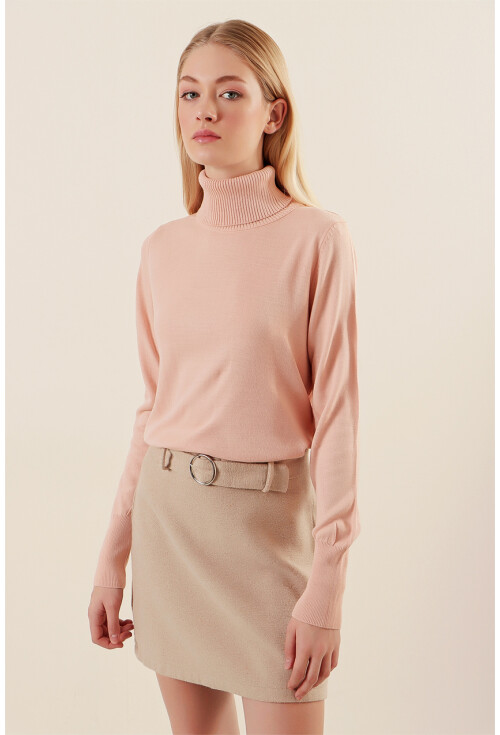 15747 Turtleneck Knit Sweater