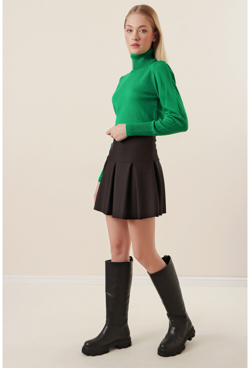 15747 Turtleneck Knit Sweater