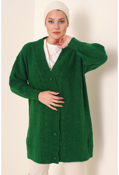 15768 Hijab Knit Cardigan