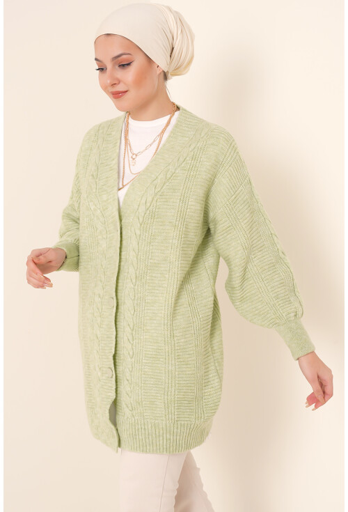 15768 Tesettür Triko Hırka