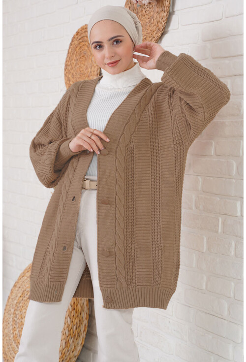 15768 Hijab Knit Cardigan