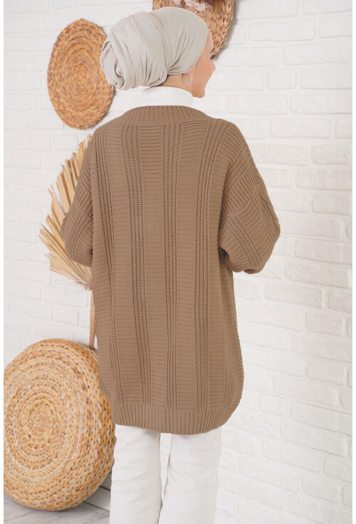 15768 Hijab Knit Cardigan
