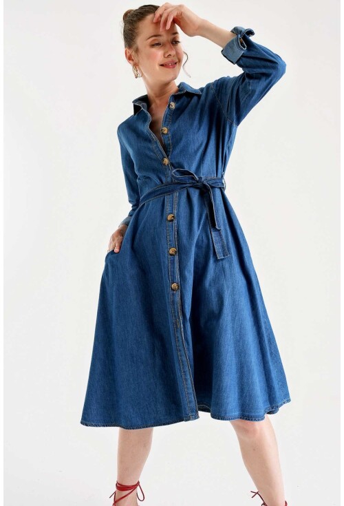 1924 Belted Jean Dress