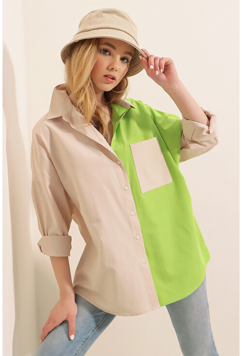 20116 Block Color Shirt