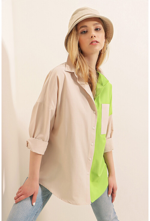 20116 Block Color Shirt