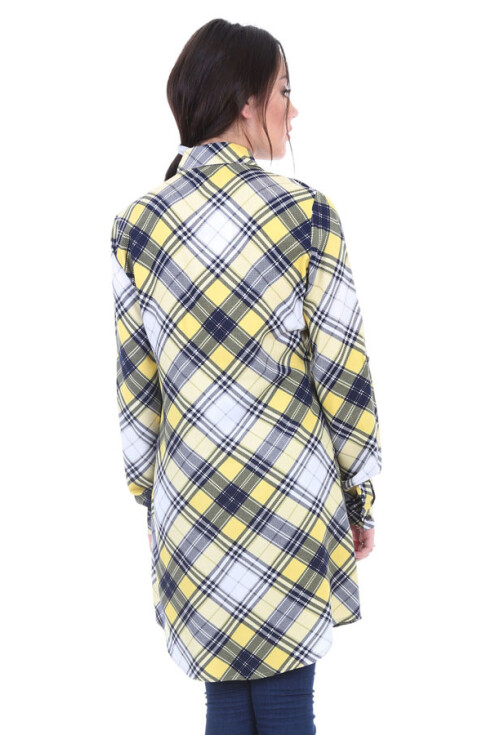 3459 Ekose Desen Tunik