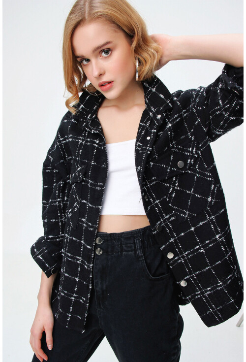 3881 Thin Plaid Wool Shirt