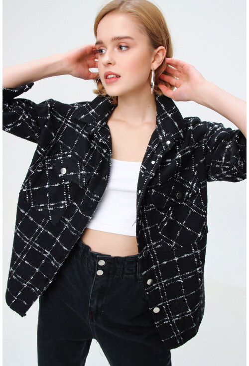 3881 Thin Plaid Wool Shirt