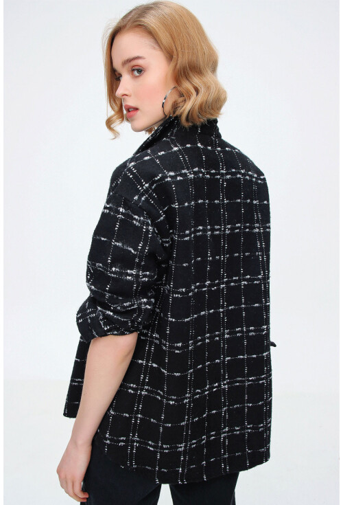3881 Thin Plaid Wool Shirt