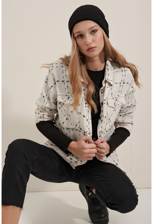 3881 Thin Plaid Wool Shirt