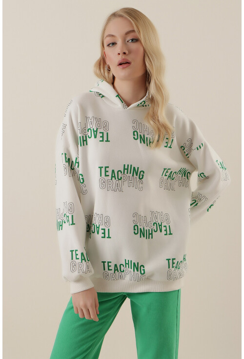 4125 Oversize Sweat Elbise