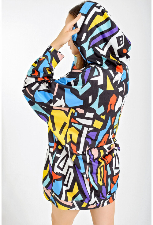 4125 Oversize Sweat Elbise