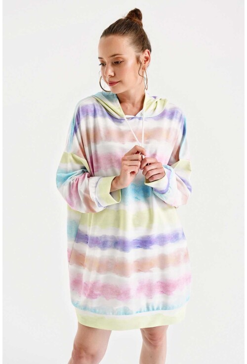 4125 Oversize Sweat Elbise