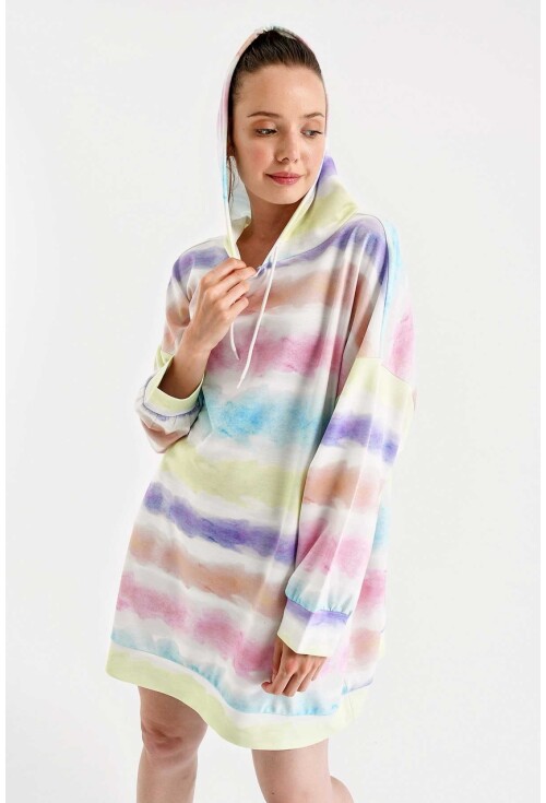 4125 Oversize Sweat Elbise