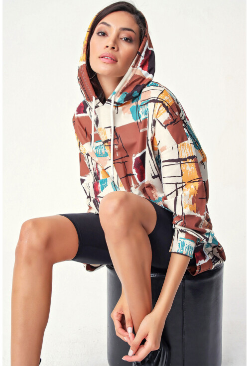 4125 Oversize Sweat Elbise