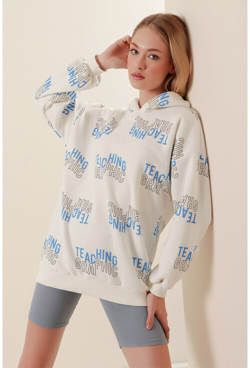 4125 Oversize Sweat Elbise