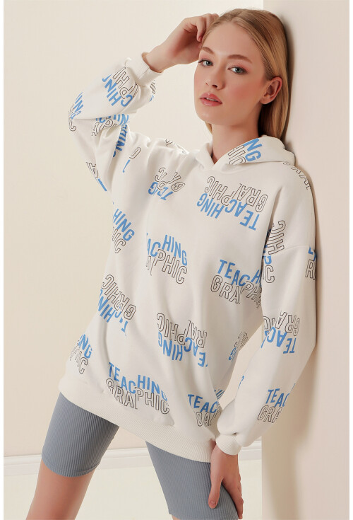 4125 Oversize Sweat Elbise