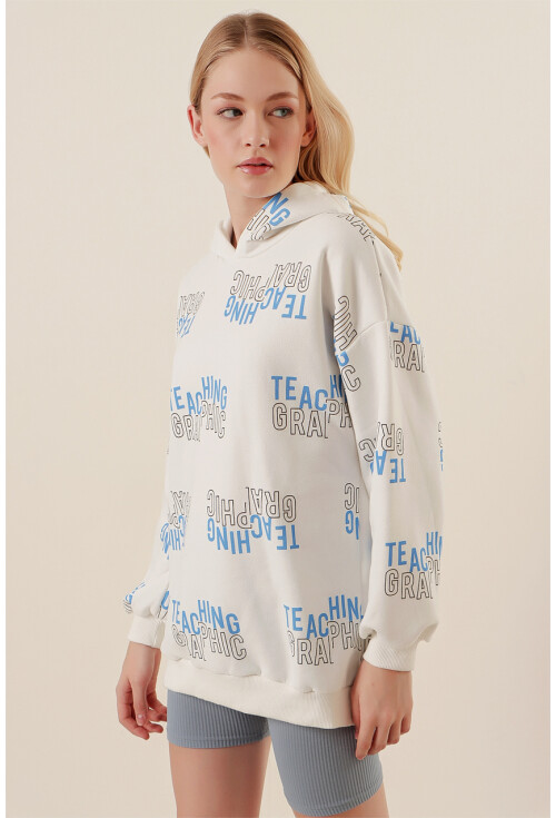 4125 Oversize Sweat Elbise
