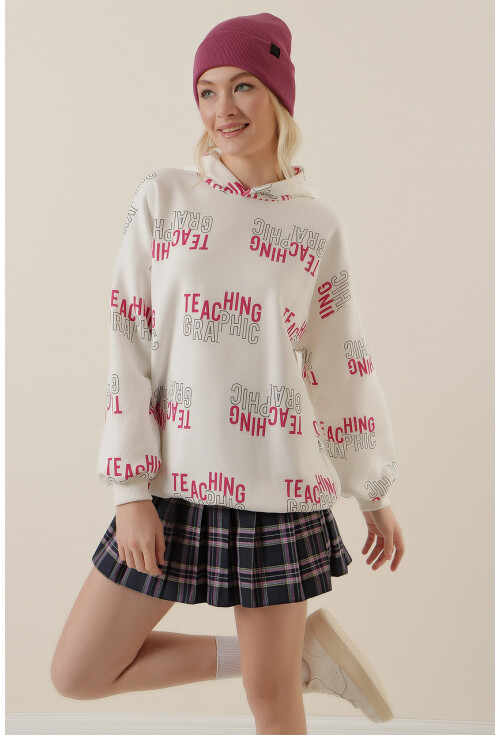 4125 Oversize Sweat Elbise