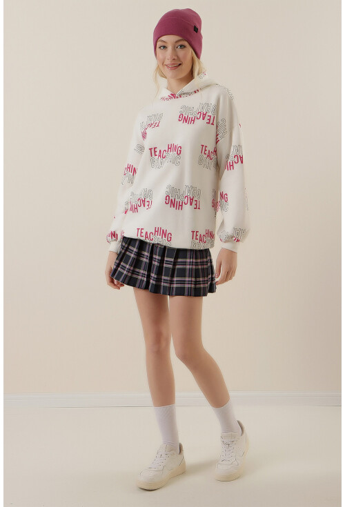 4125 Oversize Sweat Elbise