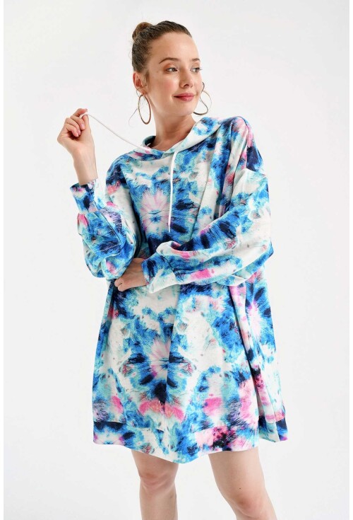 4125 Oversize Sweat Elbise