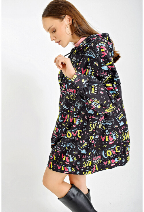 4125 Oversize Sweat Elbise