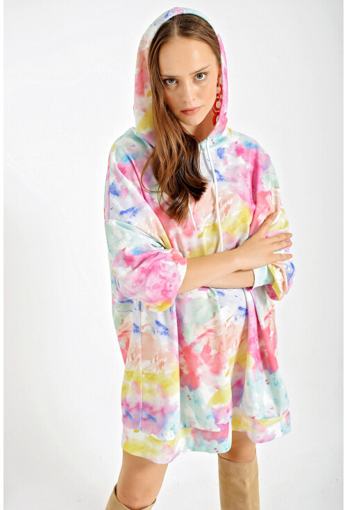 4125 Oversize Sweat Elbise
