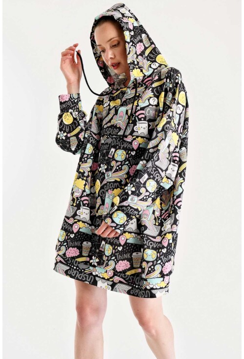 4125 Oversize Sweat Elbise