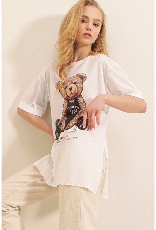 4327 Baskılı T-Shirt