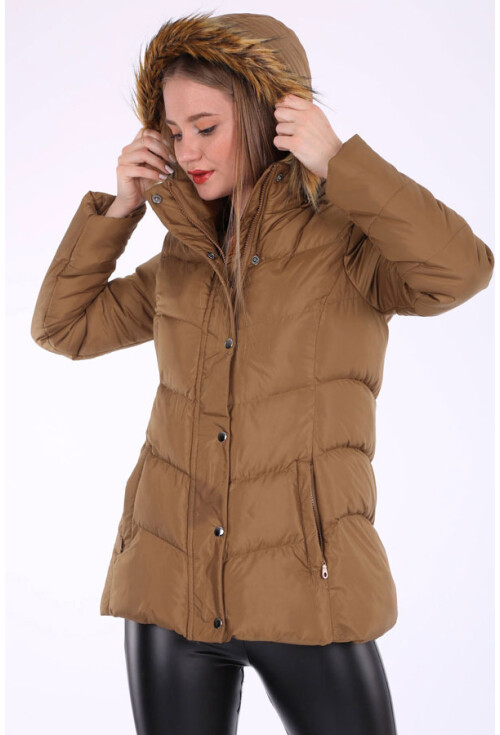 5065 Kapşonlu Şişme Mont