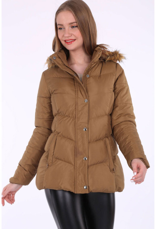 5065 Kapşonlu Şişme Mont