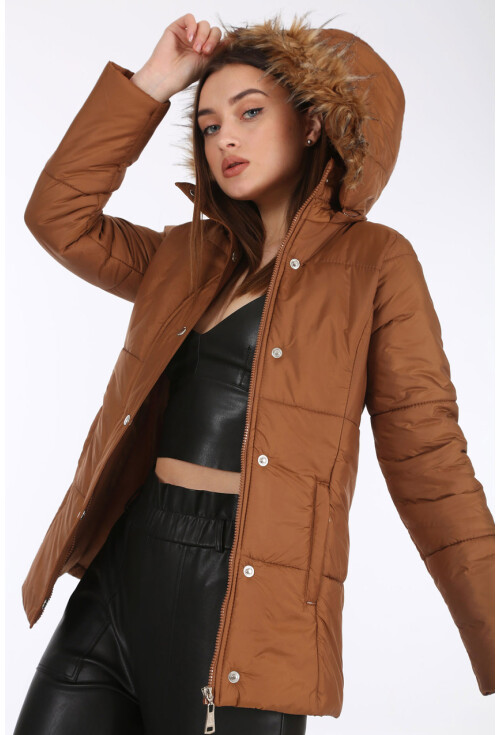 5065 Kapşonlu Şişme Mont
