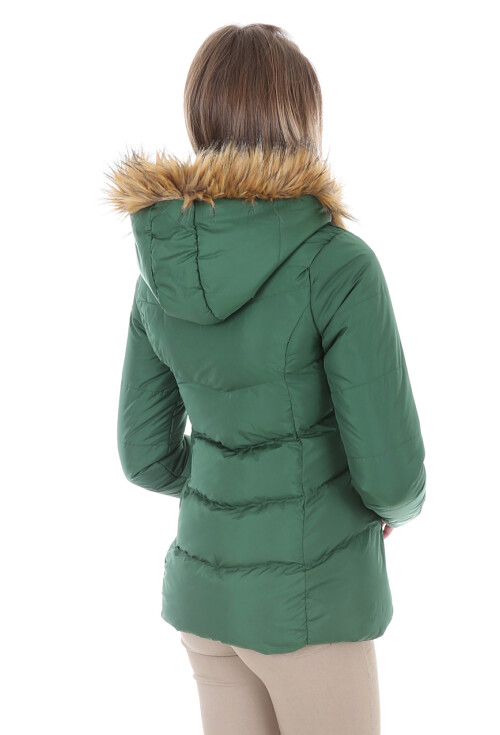 5065 Kapşonlu Şişme Mont