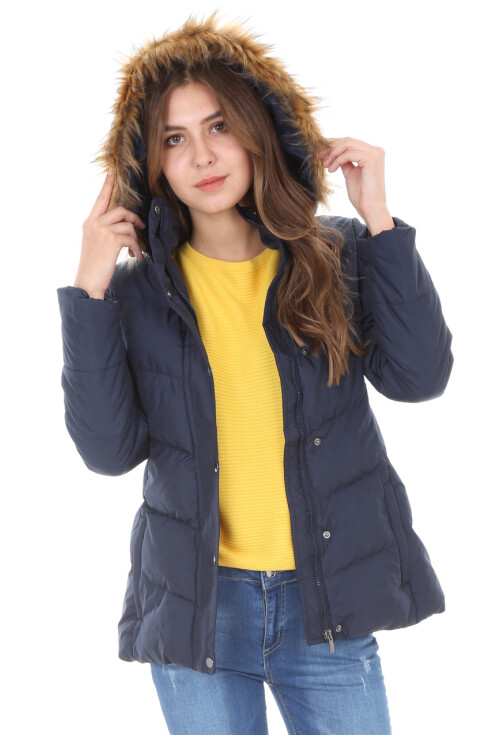 5065 Kapşonlu Şişme Mont