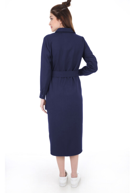 5733 Çift Cepli Trenchcoat