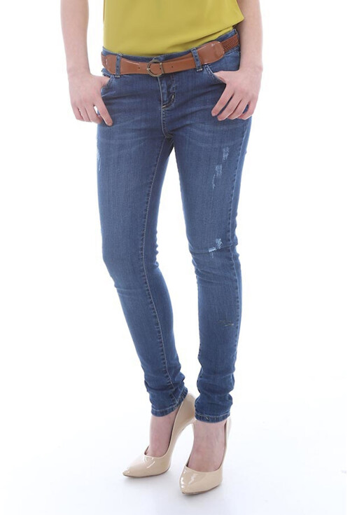 6314 Kemerli Kot Pantolon