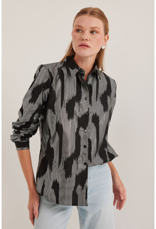 Womens Shirt With Foil Pattern 20253