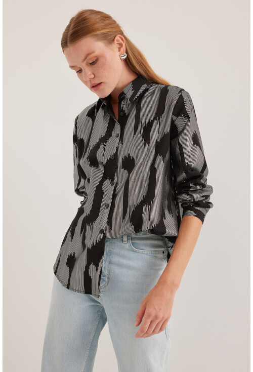 Womens Shirt With Foil Pattern 20253