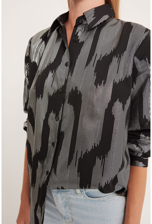 Womens Shirt With Foil Pattern 20253