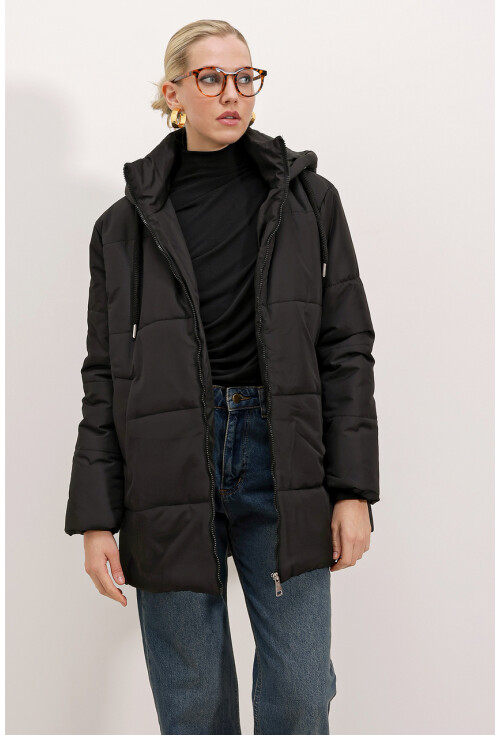 Hooded Oversized Puffer Coat
